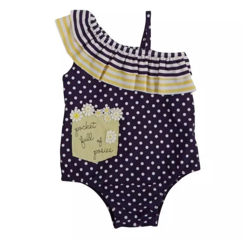 Mud pie daisy swimsuit, 6-9 mths, NWT!!